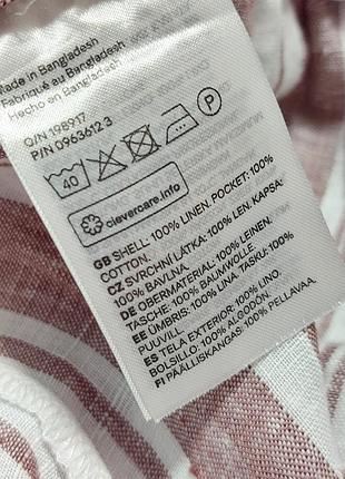 Льняные брюки h&amp;m p.m 4