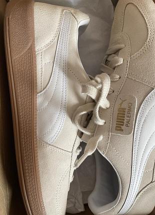 Кроссовки мужские puma palermo sneakers alpine snow-puma white 44.5, 29 см
