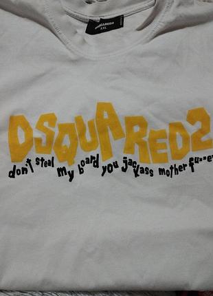 Оригінальна футболка від італійського бренду dsquared22 фото