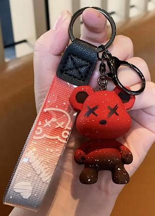 Брелок для ключей подвеска на сумку рюкзак мишка
