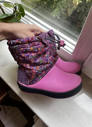Дитячі непромокаючі черевики чоботи crocs