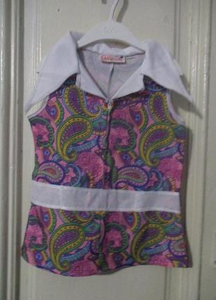 Кофта карнавальная 4-6 лет.рост 104-116см