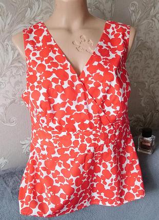 Топ-блуза boden, 100%хлоппок, 48р, l