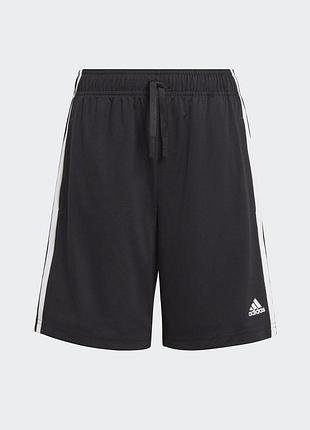 Чорні спортивні футбольні шорти adidas gn1492 regular fit aeroready 11 12 років