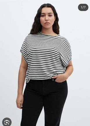 ❤️футболка  в полоску с завязками