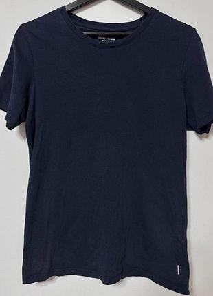Футболка чоловіча темно синя jack&jones, розмір м.