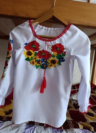 Вышиванка. вышитый костюм. блузка и юбка.