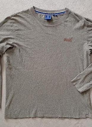 Брендовый лонгслив superdry.