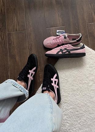 Кросівки asics onitsuka tiger black pink3 фото