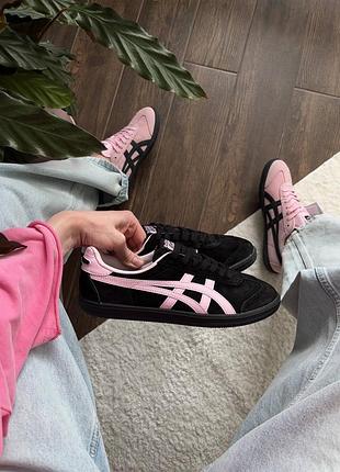 Кросівки asics onitsuka tiger black pink6 фото