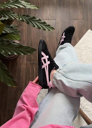 Кросівки asics onitsuka tiger black pink9 фото