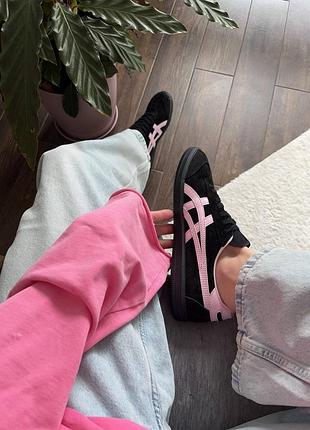 Кросівки asics onitsuka tiger black pink8 фото