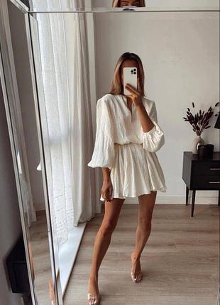 Стильна муслінова сукня