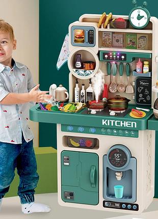 Детская большая игровая кухня 95 см интерактивная 93 предмета (g 796 a 00687)