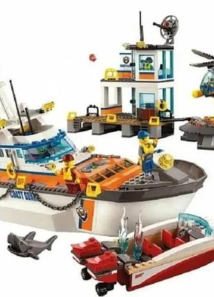 Конструктор для мальчиков "спасательная операция" 844 детали (10755)