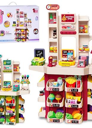 Дитячий ігровий магазин-супермаркет інтерактивний 2 кольори (l666-85-85a)