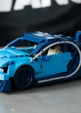 Конструктор для мальчиков "спортивная гоночная машина bugatti chiron" 690 деталей (sy 8252)