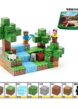 Магнітний конструктор майнкрафт minecraft 106 елементів (lzck 018)