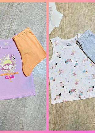 Літній костюм для дівчинки 110 см від бренду primark