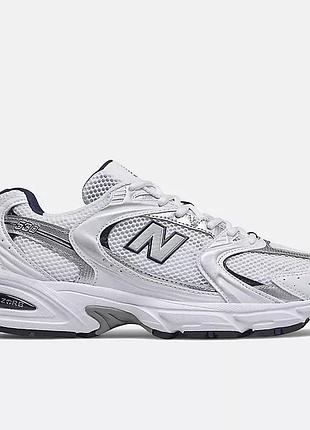 Кросівки жіночі new balance 530 білі з синім 38,5 (24 см)