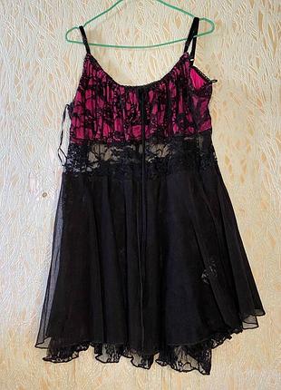 Нічна сорочка мереживна