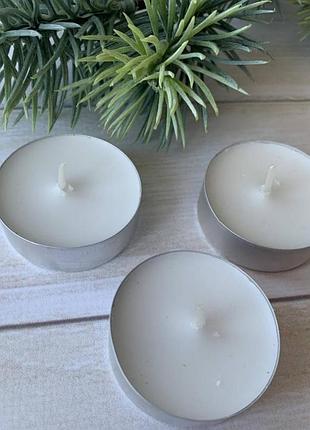 Парафінова столова свічка " таблетка "  4 см, час горіння - 3 год чайна свічка