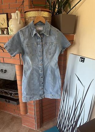 Zara джинсова сукня
