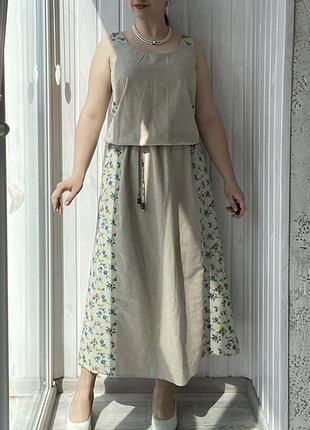 Лляна сукня