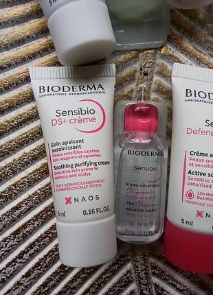 🩷bioderma sensibio пробники/миниатюры, вся серия биодерма в смыслебио4 фото