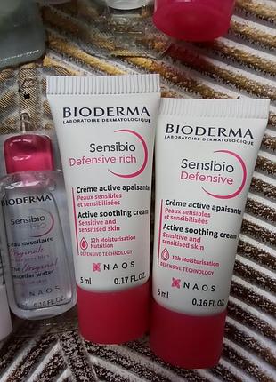 🩷bioderma sensibio пробники/миниатюры, вся серия биодерма в смыслебио5 фото