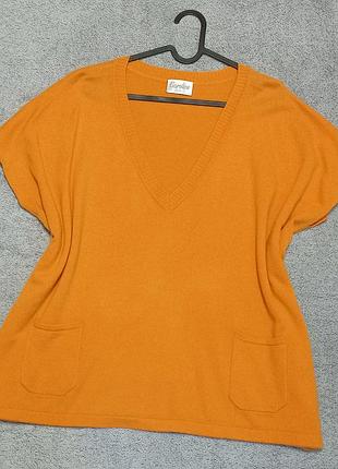Кашеміровий жилет безрукавка oversize на xl-3xl