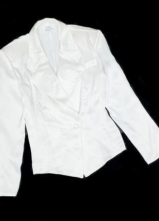 Винтажная блуза белая
