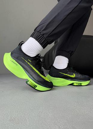 Кросівки nike air zoom alphafly next% 2 black/green