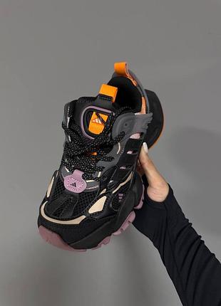 Adidas xlg runner  black / orange / lilac