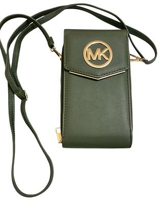 Сумочка michael kors кросс- боди кошелек цвет хаки