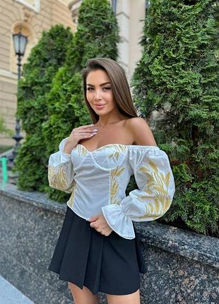 Корсет топ вишиваний , вишиванка
