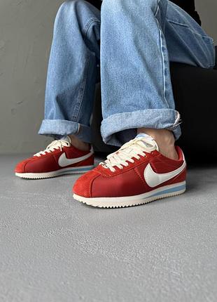 Жіночі кросівки найк червоні nike cortez, женские кроссовки найк