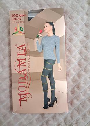 Колготы колготки женские женские жэнкие 100 ден den микрофибра черные xs