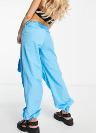 Брюки парашюты легкие свободные стильные