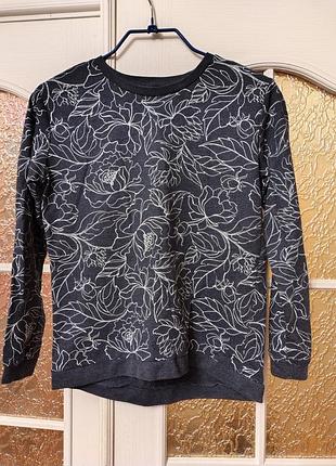 Толстовка с пионами