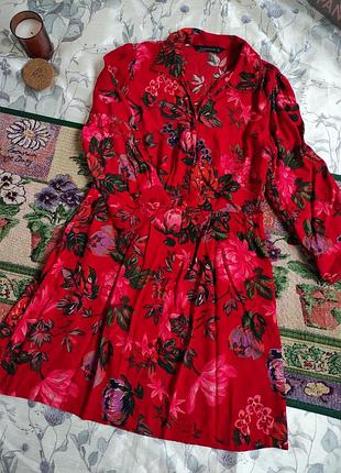 Короткое платье от zara, мини платье6 фото