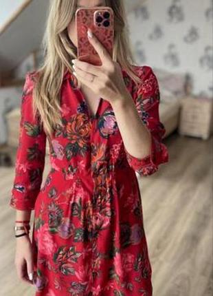 Короткое платье от zara, мини платье2 фото