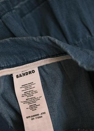 Джинсова спідниця sandro 10