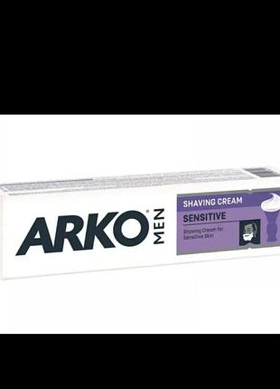 Крем для гоління чутливої шкіри arko sensitive 65 мл