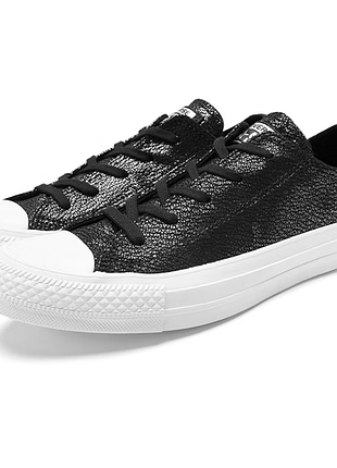 Кеды converse all star ctas ox черное серебро 559883c размер 35