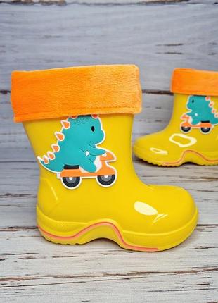 26,28,29р детские резиновые сапоги унисекс для девочки для мальчика bbt m291-1