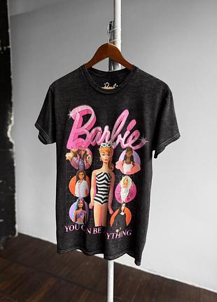 Barbie you can be anything womens graphic print short sleeve t-shirt жіноча футболка з принтом