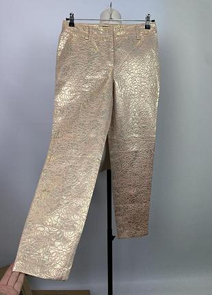 Брюки h&m рожеве золото