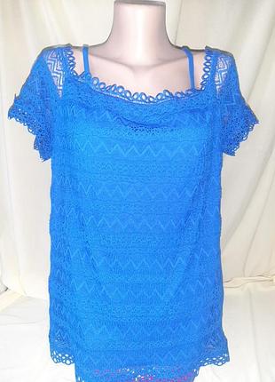 Блуза ажурная