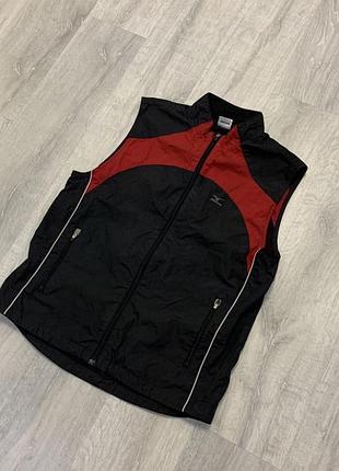 Mizuno tracker sportswear nylon vest вінтажна жилетка мізуно 90х років для спорту м розмір